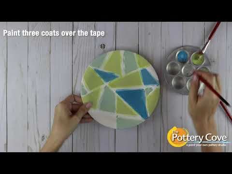 Tape Technique Video Pottery Cove