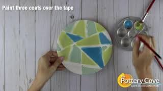 Tape Technique Video Pottery Cove